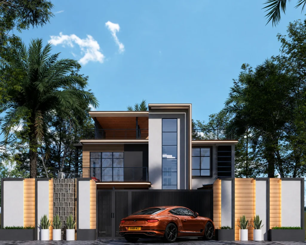 Modern home in a residential estate