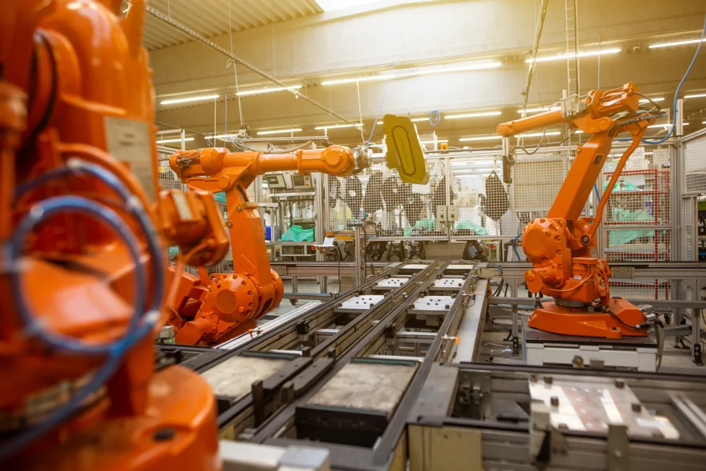 Automated factory production line