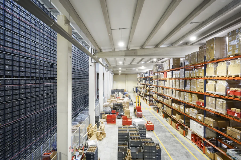 Distribution warehouse interior